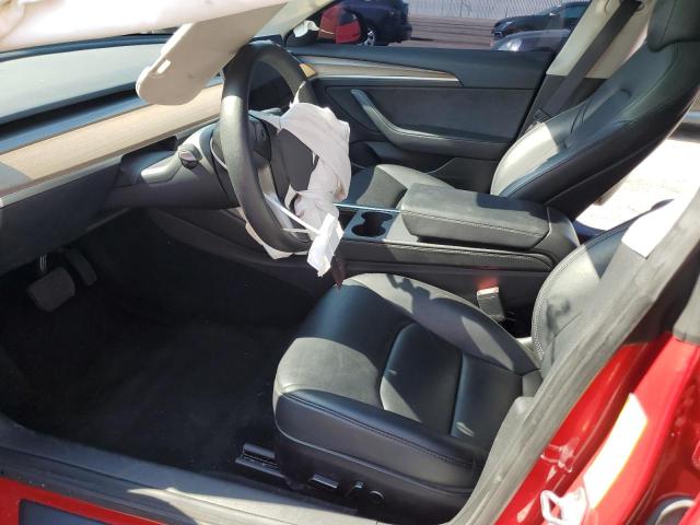 5YJ3E1EA6PF451922 - 2023 TESLA MODEL 3 Qırmızı foto 7