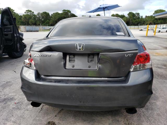 1HGCP36818A043695 - 2008 HONDA ACCORD EXL GRAY photo 6