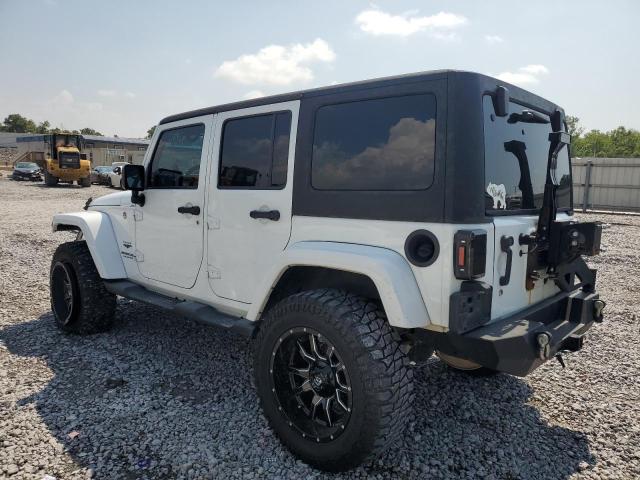 1C4BJWEG1GL290997 - 2016 JEEP WRANGLER UNLIMITED SAHARA WHITE photo 2