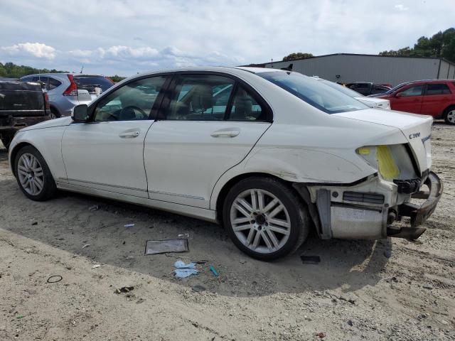 WDDGF81X48F145967 - 2008 MERCEDES-BENZ C 300 4MATIC WHITE photo 2