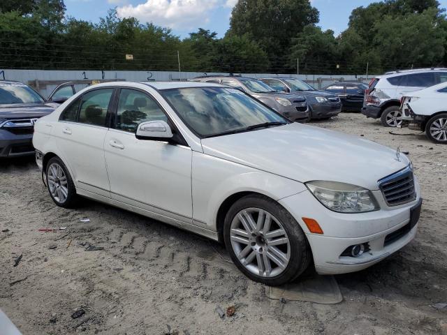 WDDGF81X48F145967 - 2008 MERCEDES-BENZ C 300 4MATIC WHITE photo 4