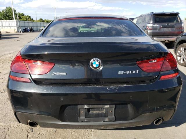WBA6B8C58FD453601 - 2015 BMW 640 XI GRAN COUPE BLACK photo 6