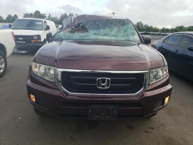 5FPYK1F29AB002979 - 2010 HONDA RIDGELINE RT BURGUNDY photo 5