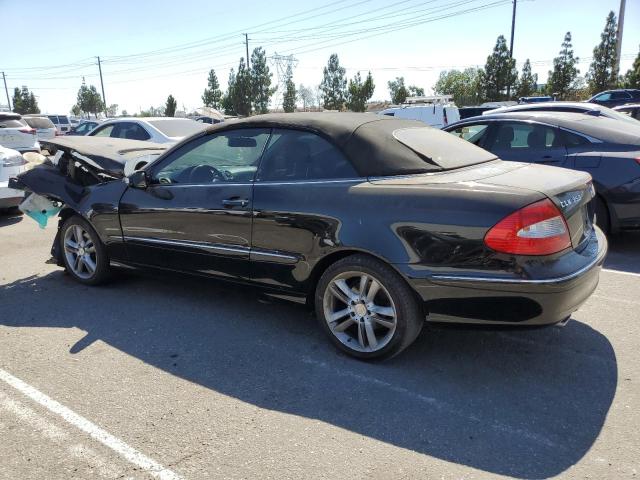 WDBTK56F68T099156 - 2008 MERCEDES-BENZ CLK 350 BLACK photo 2