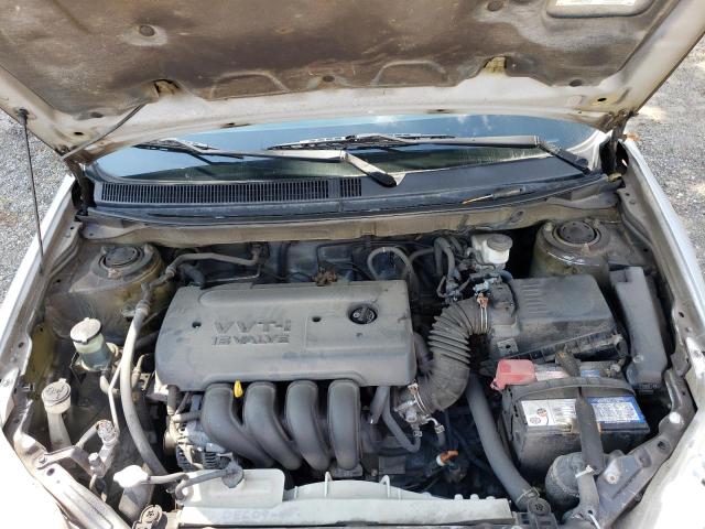 2T1KR32E77C661131 - 2007 TOYOTA COROLLA MA XR SILVER photo 11