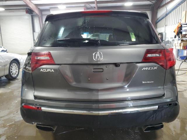 2HNYD2H40CH546785 - 2012 ACURA MDX TECHNOLOGY GRAY photo 6