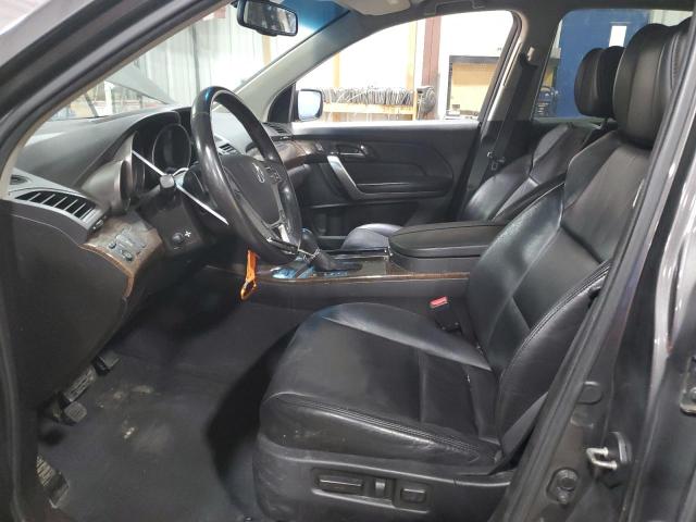 2HNYD2H40CH546785 - 2012 ACURA MDX TECHNOLOGY GRAY photo 7