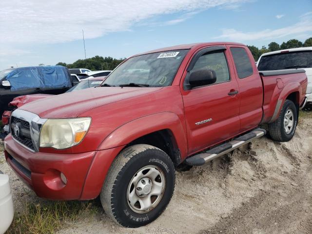 5TFTU4GN3BX009229 - 2011 TOYOTA TACOMA PRERUNNER ACCESS CAB RED photo 1