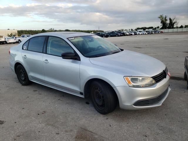 3VW2K7AJ1CM345460 - 2012 VOLKSWAGEN JETTA BASE 银色 照片 4