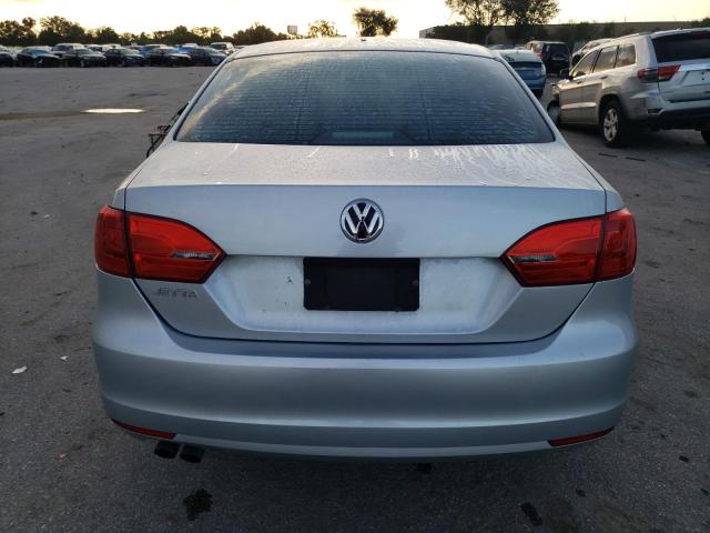 3VW2K7AJ1CM345460 - 2012 VOLKSWAGEN JETTA BASE 银色 照片 6