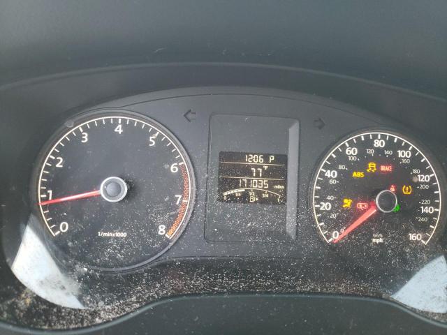 3VW2K7AJ1CM345460 - 2012 VOLKSWAGEN JETTA BASE 银色 照片 9