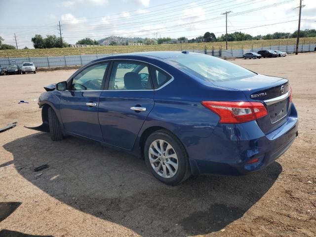 3N1AB7AP0JY347910 - 2018 NISSAN SENTRA S Bleu photo 2