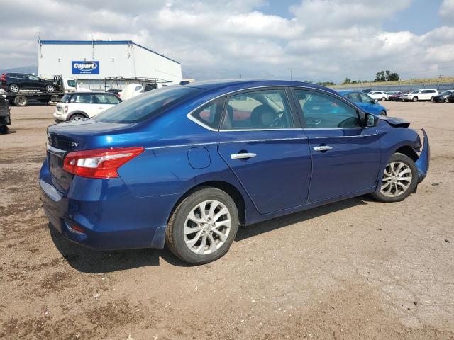 3N1AB7AP0JY347910 - 2018 NISSAN SENTRA S Bleu photo 3