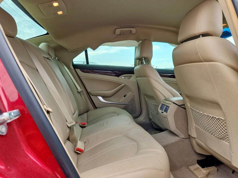 1G6DF5E52C0109276 - 2012 CADILLAC CTS LUXURY COLLECTION Rouge photo 10