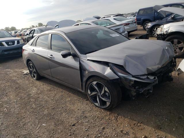 KMHLS4AG6PU597440 - 2023 HYUNDAI ELANTRA SEL SILVER photo 4