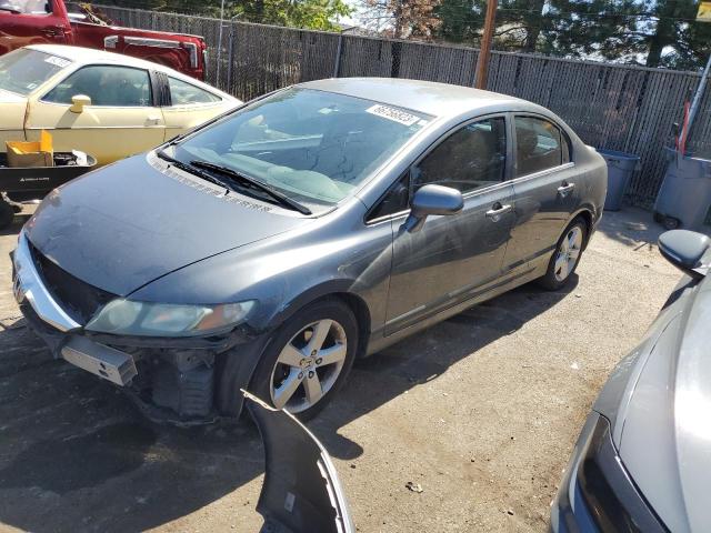 19XFA16679E031601 - 2009 HONDA CIVIC LX-S Մոխրագույն լուսանկար 1