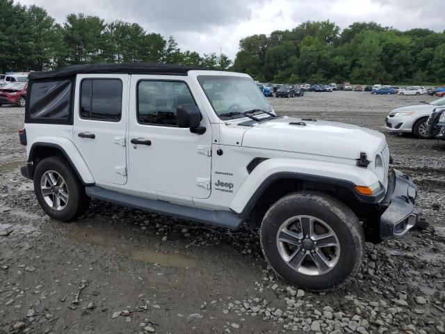 1C4HJXEN5JW175601 - 2018 JEEP WRANGLER U SAHARA WHITE photo 4