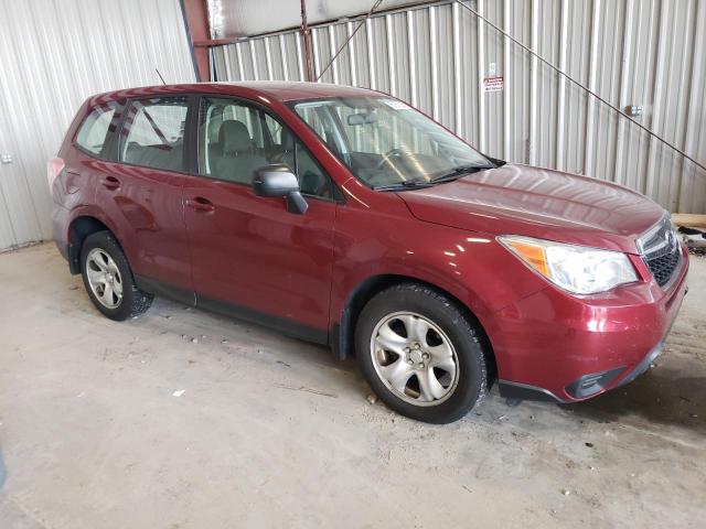 JF2SJAAC3EH516917 - 2014 SUBARU FORESTER 2.5I RED photo 4