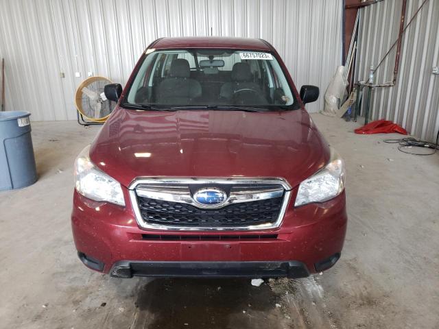 JF2SJAAC3EH516917 - 2014 SUBARU FORESTER 2.5I RED photo 5
