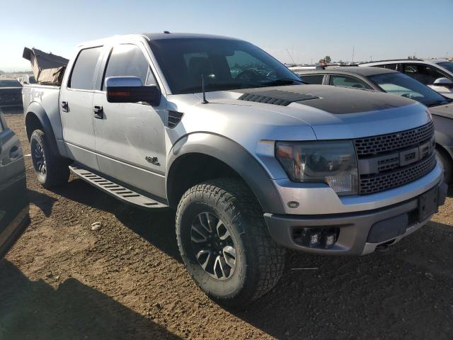 1FTFW1R6XDFC04460 - 2013 FORD F150 SVT RAPTOR GRAY photo 4