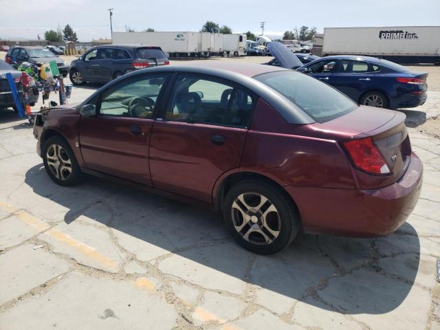 1G8AF52F73Z183991 - 2003 SATURN ION LEVEL 1 BURGUNDY photo 2