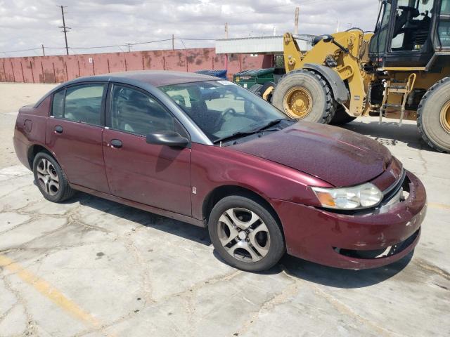 1G8AF52F73Z183991 - 2003 SATURN ION LEVEL 1 BURGUNDY photo 4