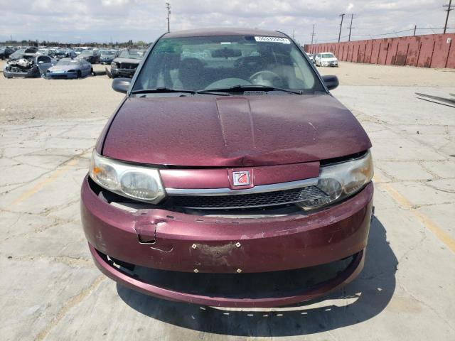 1G8AF52F73Z183991 - 2003 SATURN ION LEVEL 1 BURGUNDY photo 5