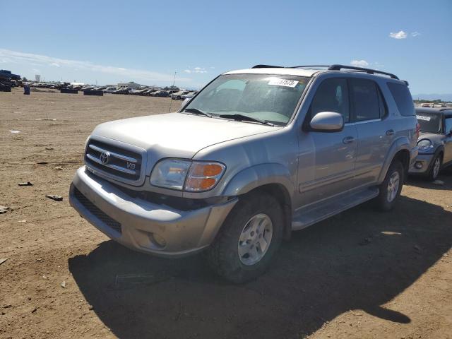 5TDBT48A52S072199 - 2002 TOYOTA SEQUOIA LIMITED SILVER photo 1