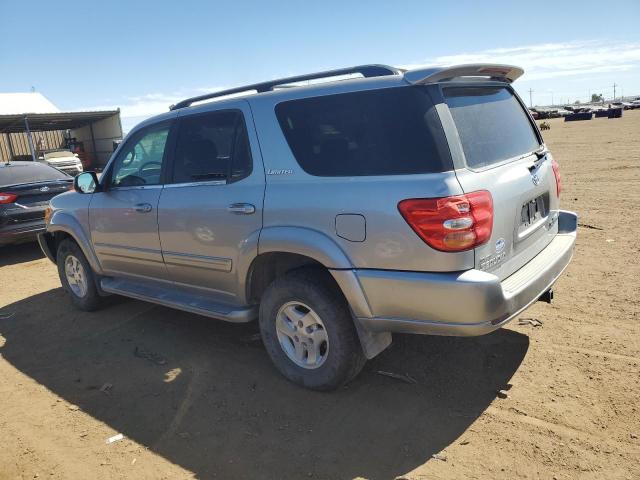 5TDBT48A52S072199 - 2002 TOYOTA SEQUOIA LIMITED SILVER photo 2