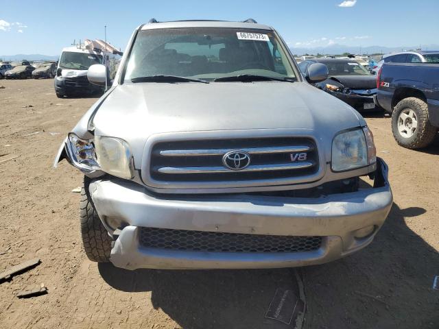 5TDBT48A52S072199 - 2002 TOYOTA SEQUOIA LIMITED SILVER photo 5