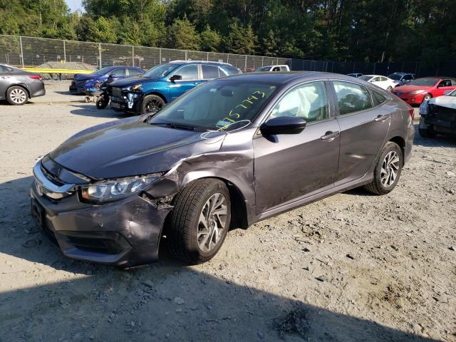 19XFC2F72GE239777 - 2016 HONDA CIVIC EX GRAY photo 1