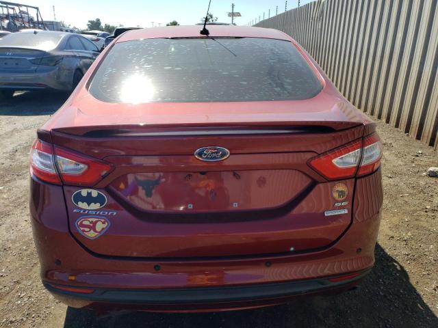 3FA6P0HD3ER357375 - 2014 FORD FUSION SE ORANGE photo 6