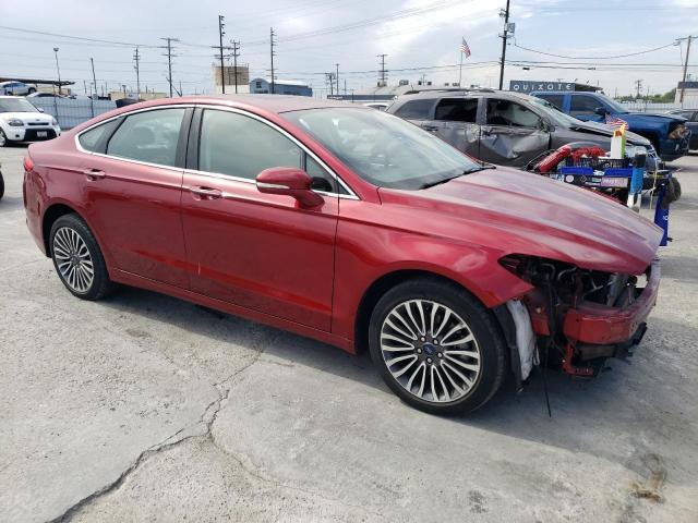 3FA6P0PU6JR273921 - 2018 FORD FUSION SE PHEV BURGUNDY photo 4