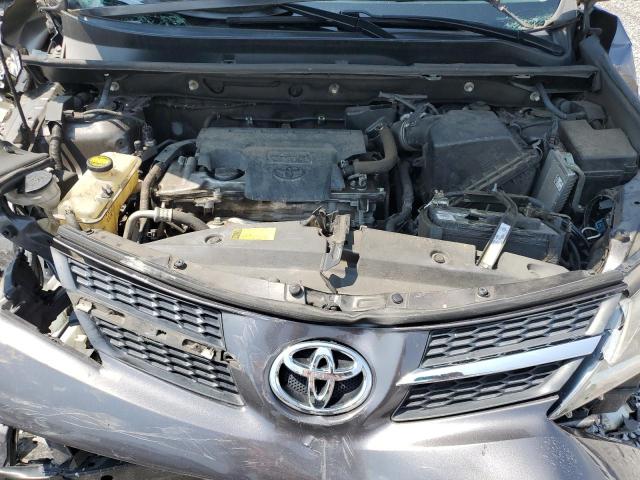 2T3WFREV1DW005436 - 2013 TOYOTA RAV4 XLE GRAY photo 11