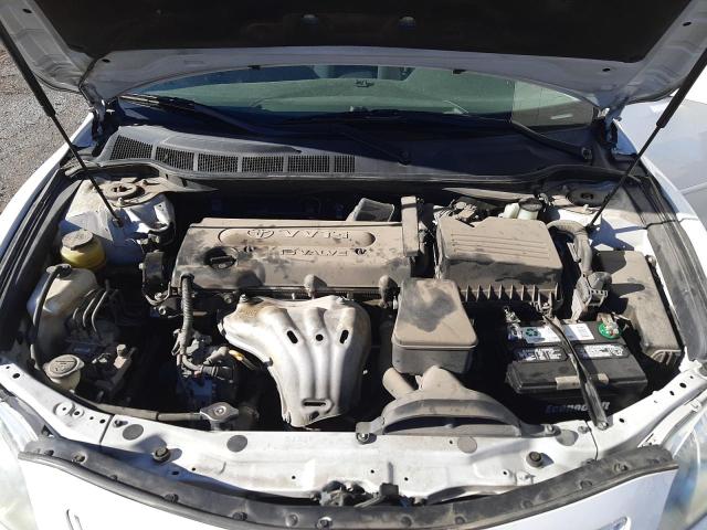 4T1BE46K07U587602 - 2007 TOYOTA CAMRY CE WHITE photo 11