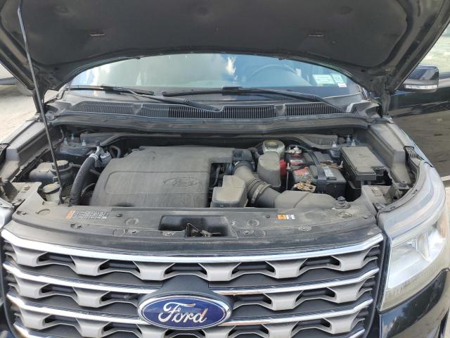 1FM5K8D88HGE07500 - 2017 FORD EXPLORER XLT Սև լուսանկար 12