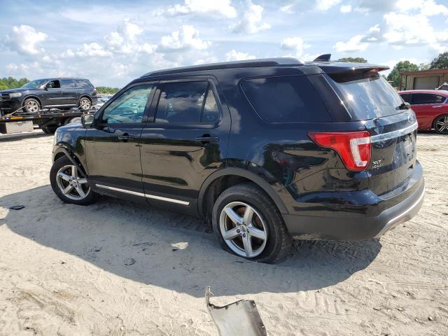 1FM5K8D88HGE07500 - 2017 FORD EXPLORER XLT Սև լուսանկար 2