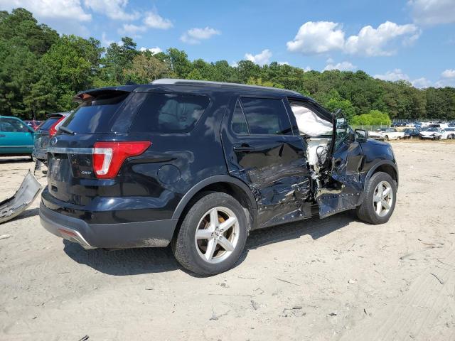 1FM5K8D88HGE07500 - 2017 FORD EXPLORER XLT Սև լուսանկար 3