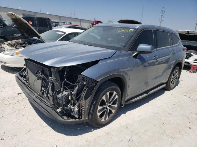 5TDGZRAH5NS119082 - 2022 TOYOTA HIGHLANDER XLE Boz foto 1