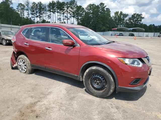 KNMAT2MV3FP524644 - 2015 NISSAN ROGUE S BURGUNDY photo 4