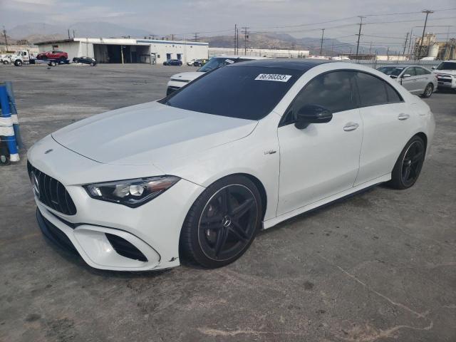 W1K5J5DB1MN189252 - 2021 MERCEDES-BENZ CLA 45 AMG WHITE photo 1