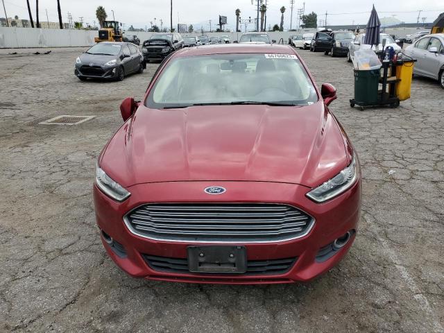 3FA6P0LU2DR309646 - 2013 FORD FUSION SE HYBRID RED photo 5