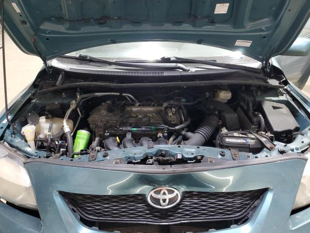 1NXBU4EE3AZ188740 - 2010 TOYOTA COROLLA BASE ლურჯი ფოტო 11