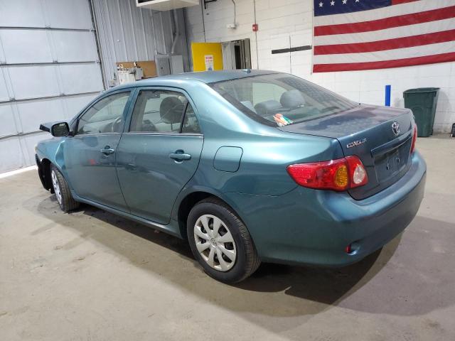 1NXBU4EE3AZ188740 - 2010 TOYOTA COROLLA BASE ლურჯი ფოტო 2