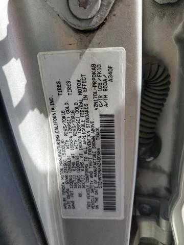 5TEHN72NX4Z460584 - 2004 TOYOTA TACOMA DOUBLE CAB Сріблястий фото 12