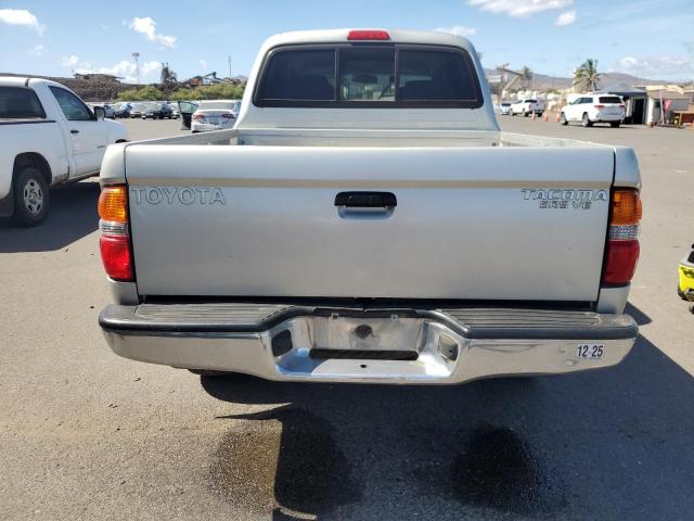 5TEHN72NX4Z460584 - 2004 TOYOTA TACOMA DOUBLE CAB Сріблястий фото 6