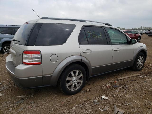 1FMDK05W78GA33858 - 2008 FORD TAURUS X SEL SILVER photo 3