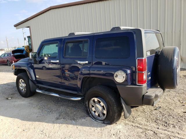 5GTEN13E998113280 - 2009 HUMMER H3 BLUE photo 2