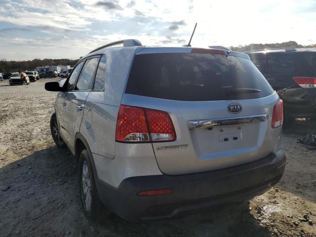 5XYKT3A14BG170478 - 2011 KIA SORENTO BASE SILVER photo 3