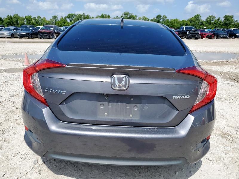 2HGFC1F35GH645730 - 2016 HONDA CIVIC EX GRAY photo 6